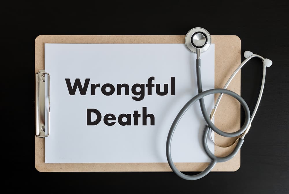 Wrongful Death Doctor talk and patient medical working at office